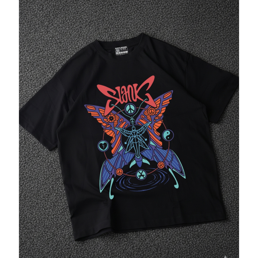 T-shirt Merchandise SLANK - KOSONG SAMA KOSONG V2 | Unisex catton combed 24s premium | kaos band | k