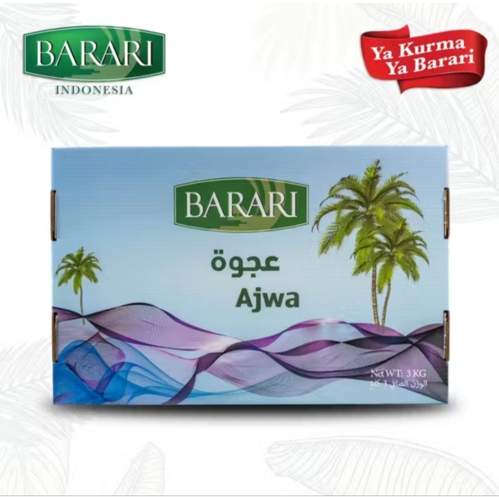Barari Ajwa 3kg Kurma Ajwa