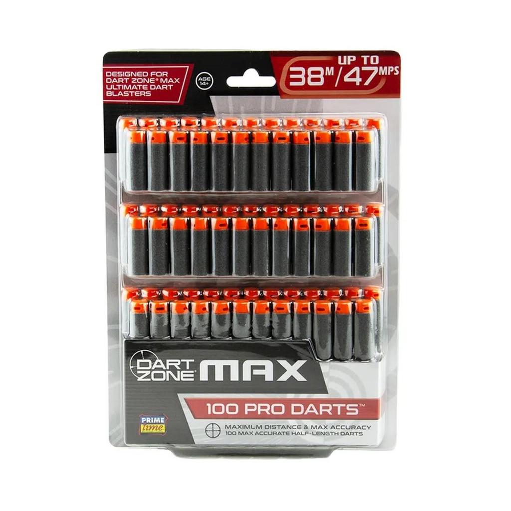 Dart Zone Max Pro Darts 100 Pcs - Refill Dart Half Length (SNI)