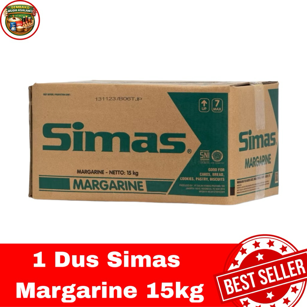 Simas margarine 15 kg / Mentega Simas 1 Karton