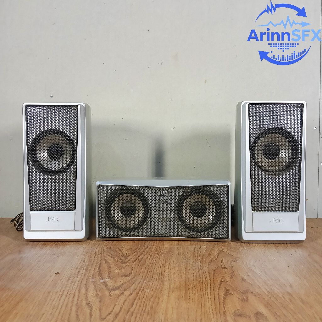 Pasif speaker Surround center JVC 3inch bekas normal ori
