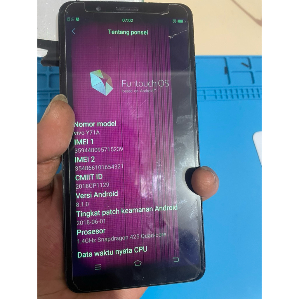 Vivo Y71A Ram 6 128GB Minus LCD