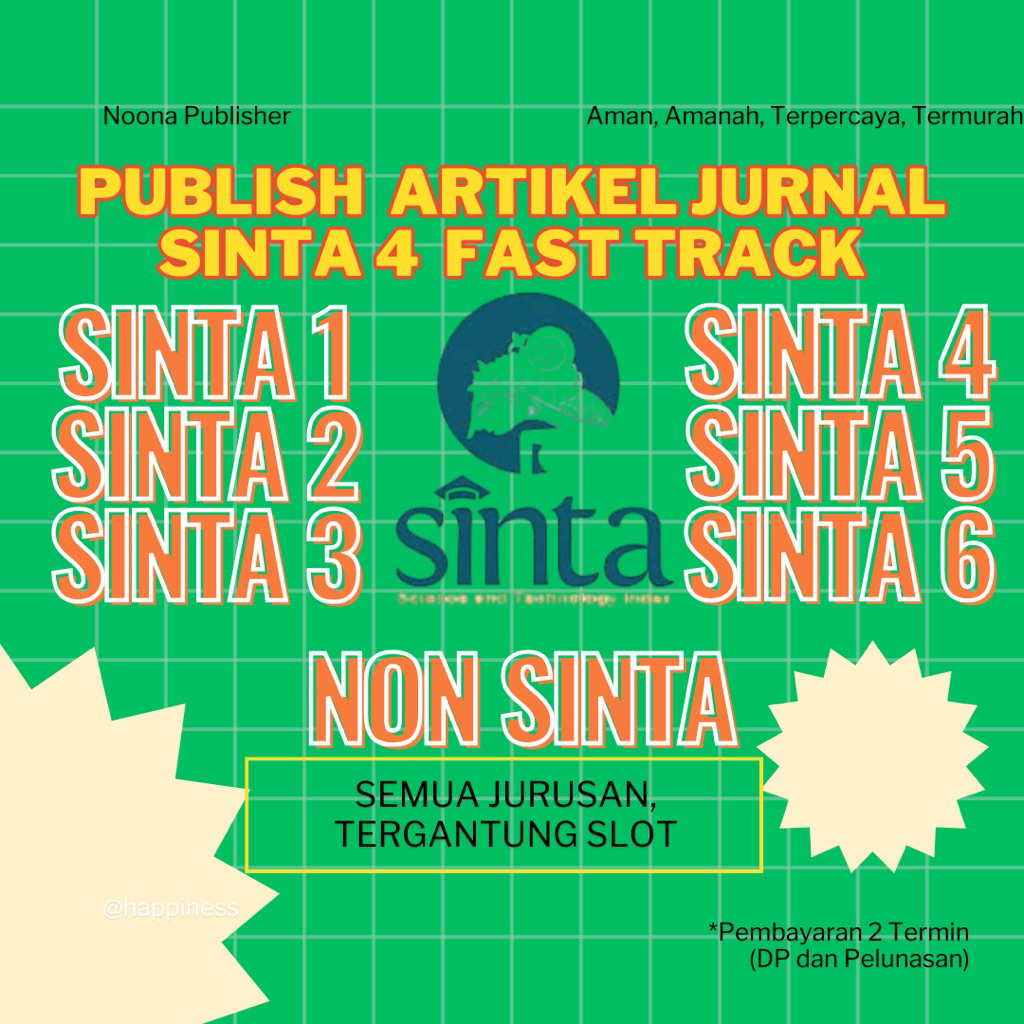 PUBLISH JURNAL ARTIKEL FAST TRACK SINTA 4