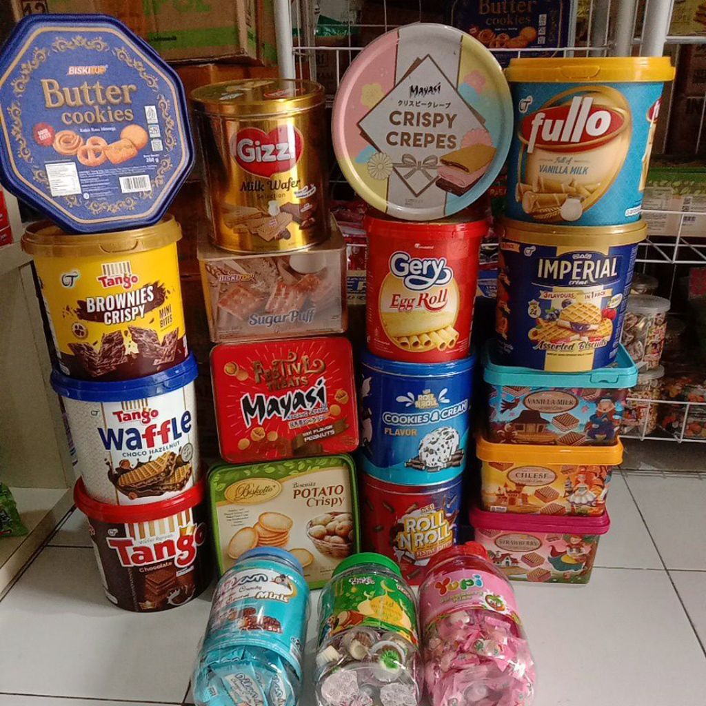 Nissin Golden Wafers Tango Coklat Jar Tango Waflle Tango Brownies Nissin Wafer jar Siip Timba Fullo 