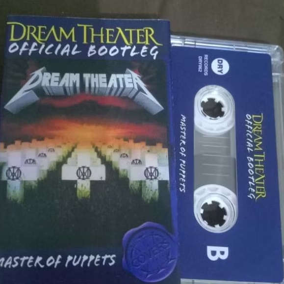 Kaset Pita DREAM THEATER OFFICIAL BOOTLEG METALLICA - MASTER OF PUPPETS