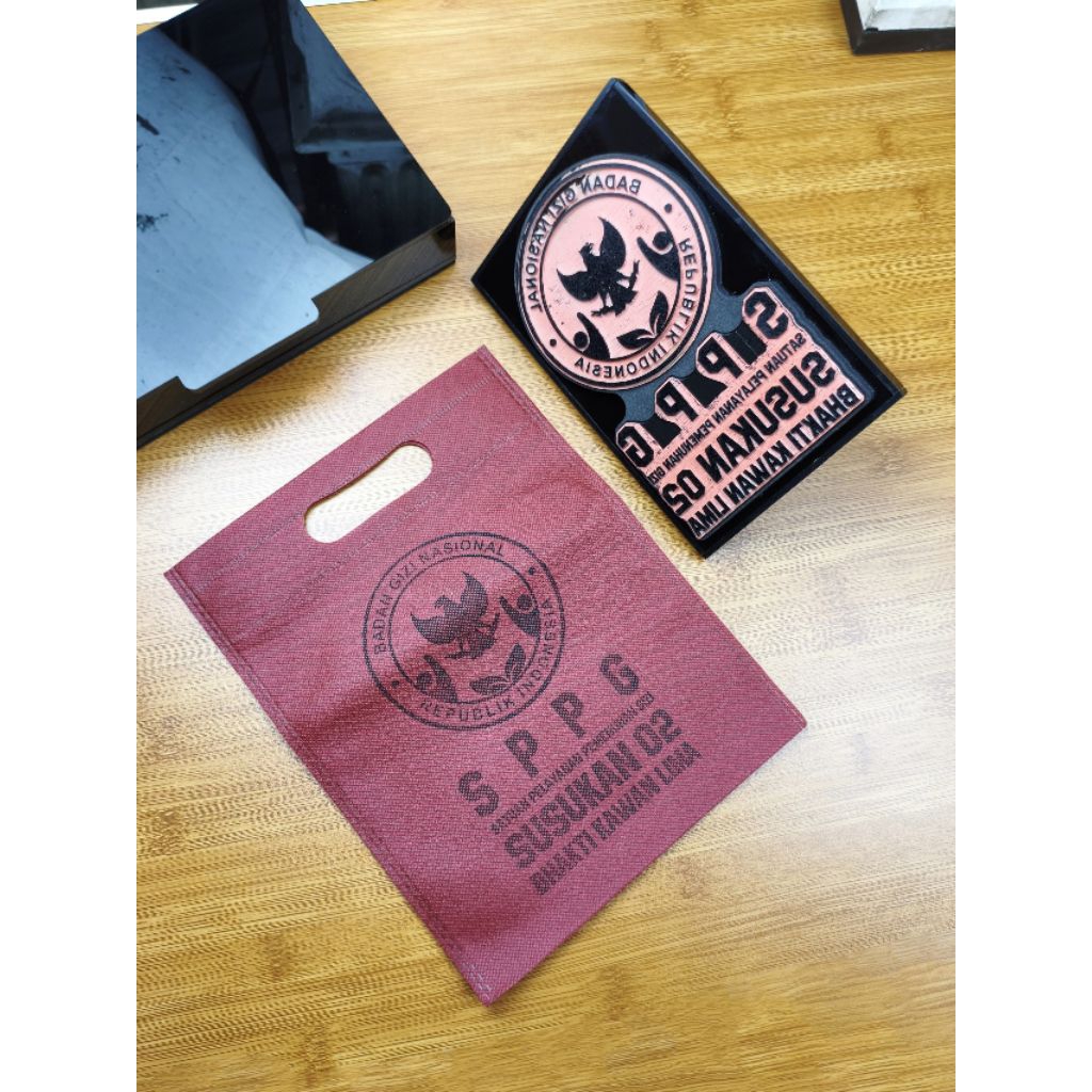 Jual Stempel Sablon Tas Kain Spunbond Tas Goodie bag Tas Kanvas