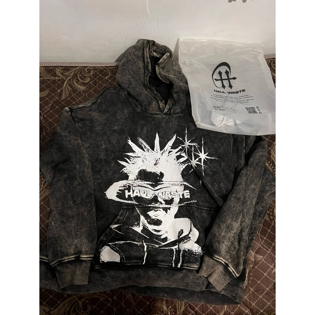 hoodie haul waste boxy original second size M