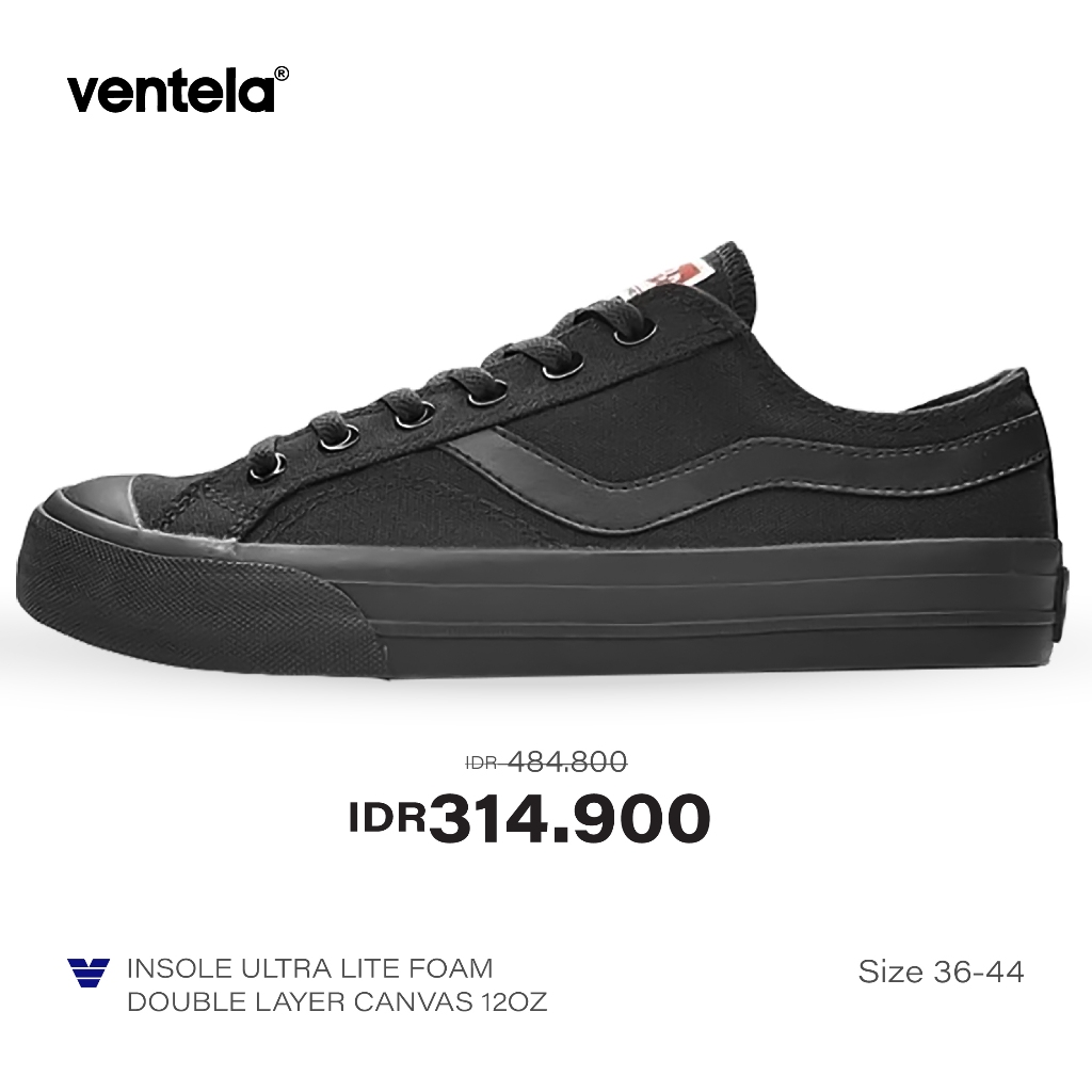 Ventela Public Low All Black