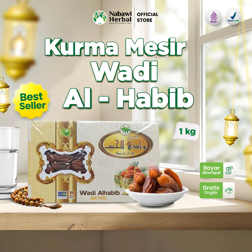 Kurma Mesir Premium Wadi Al Habib Dates 1Kg