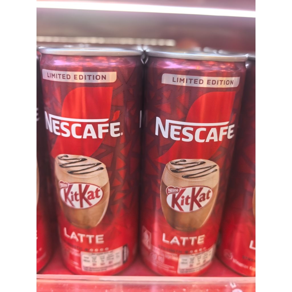 NESCAFE KITKAT LATTE 200ML. NESCAFE KIT KAT LATTE. MINUMAN NESCAFE