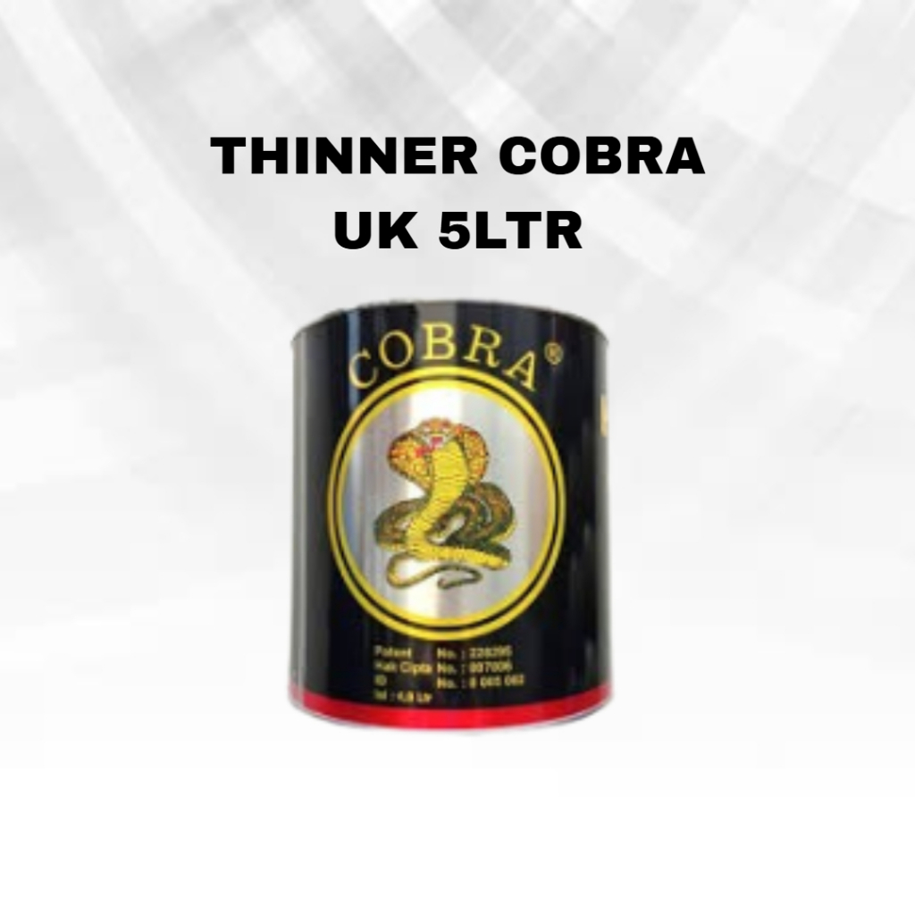 Thinner cobra 5 Liter / Tinner cobra 5 liter / Thiner Pengencer cat / Thinner Merk Cobra 5Ltr