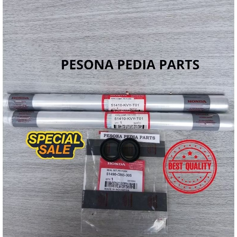 AS SHOCK DEPAN KVY + SEAL SHOCK VARIO 110, BEAT KARBU, SCOOPY, KARBU, SPACY KARBU, VARIO KARBU