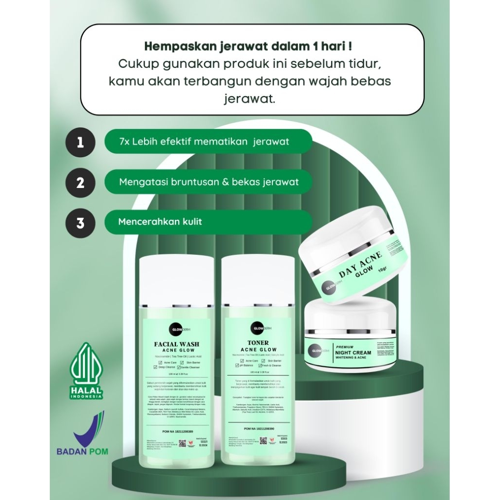 paket acne glowderm