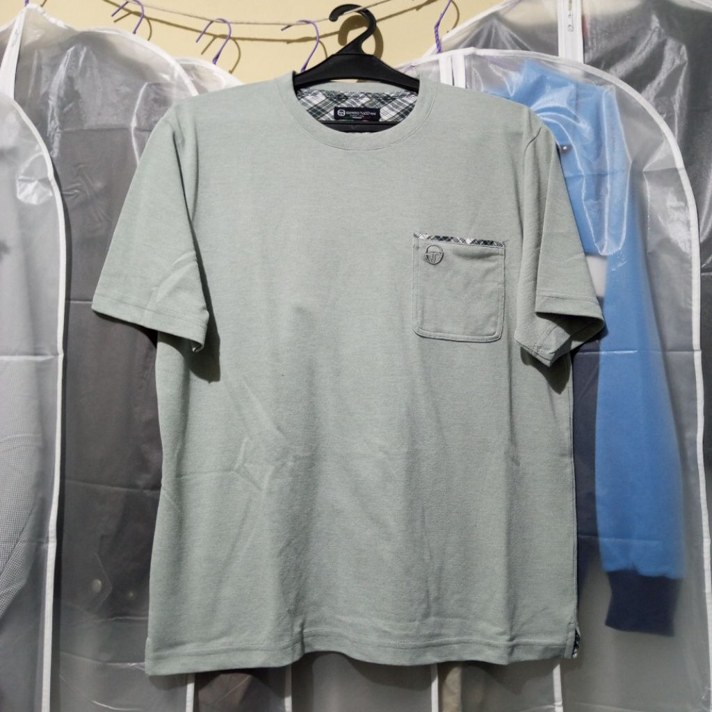 T-shirt Sergio Tacchini Grey Kaos Casuals 80s Orion Ghibli