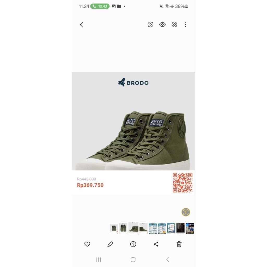 Brodo Vantage V2 Hi Olive