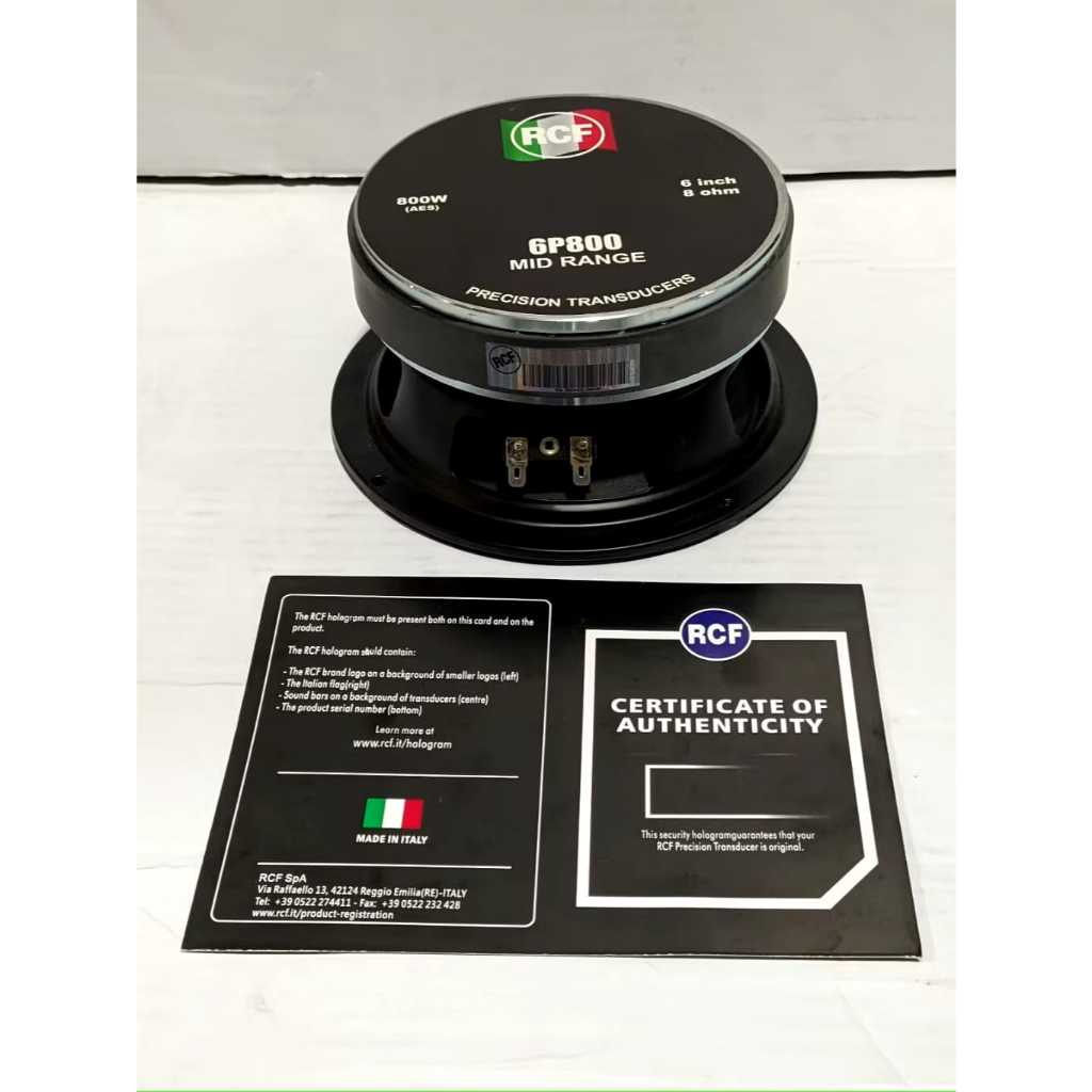 RCF 6P800 6 Inch 800W Speaker Mid Range / speaker 6 inch RCF 6P800 ORIGINAL 800 WATTS MID RANGE /spe