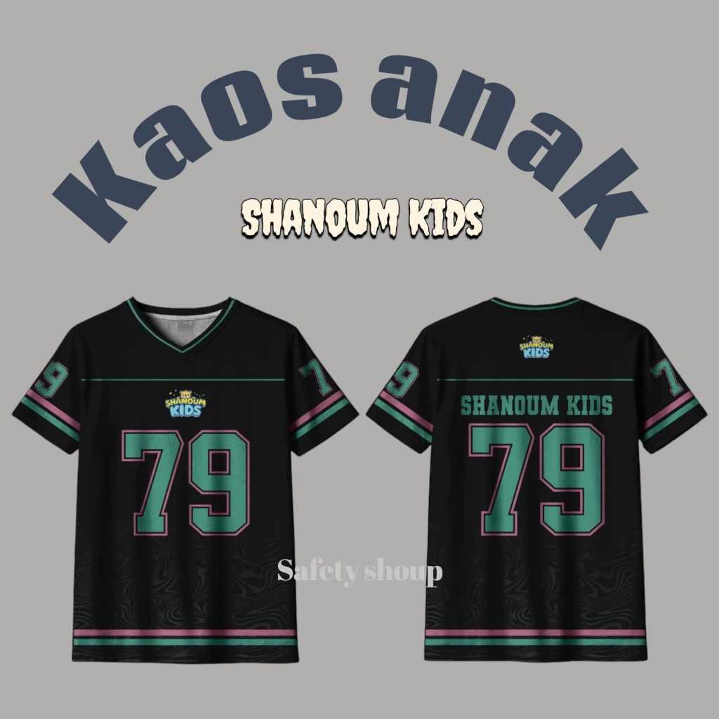 Jersey Anak Dryfit Brazil Milano Adem Nyaman/Kaos Anak Laki Laki Sky Path 80 Shanoum Kids Putih V Ne