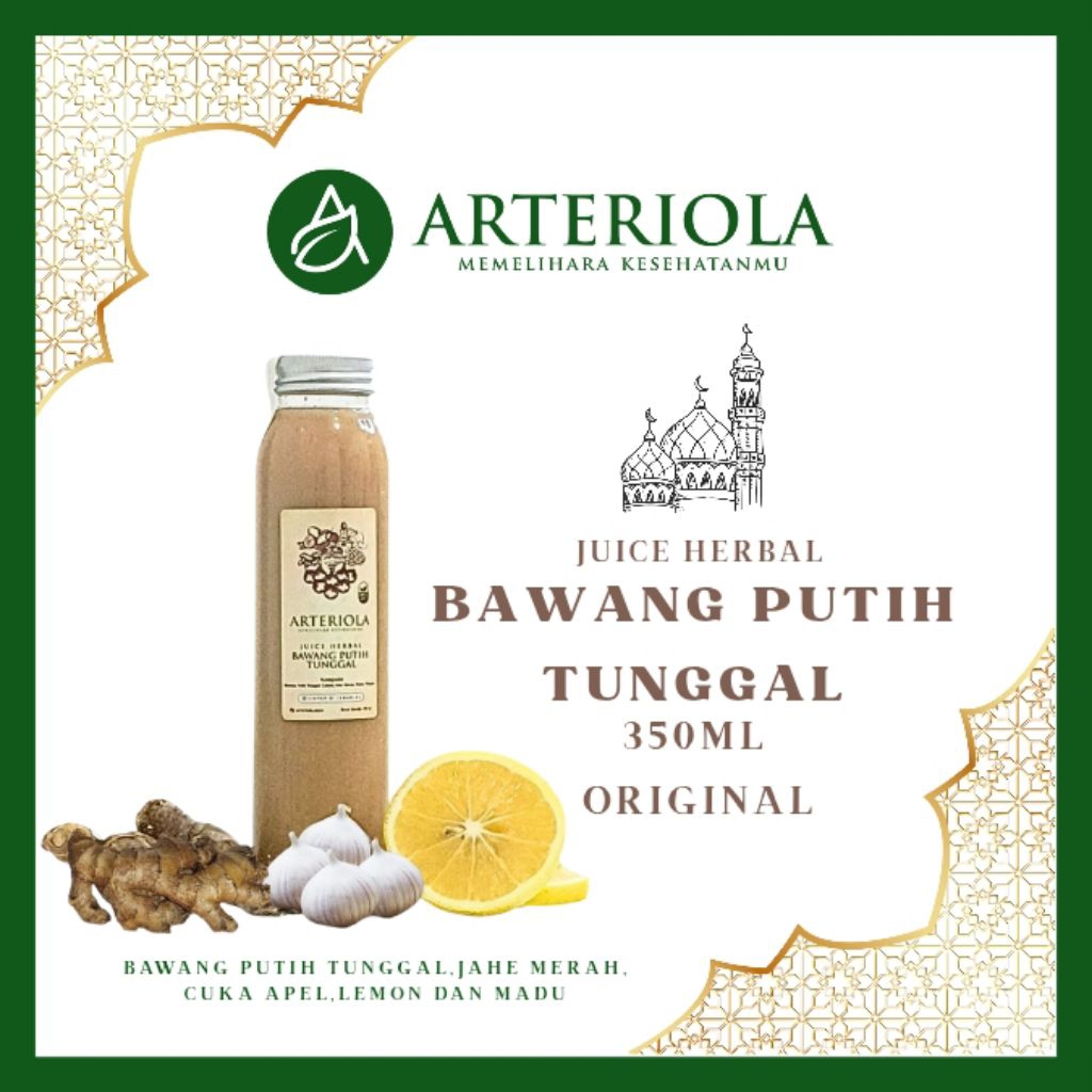 Jus Bawang Putih Tunggal Arteriola 350ml