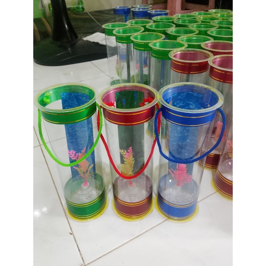 Aquarium mini ikan cupang non LED