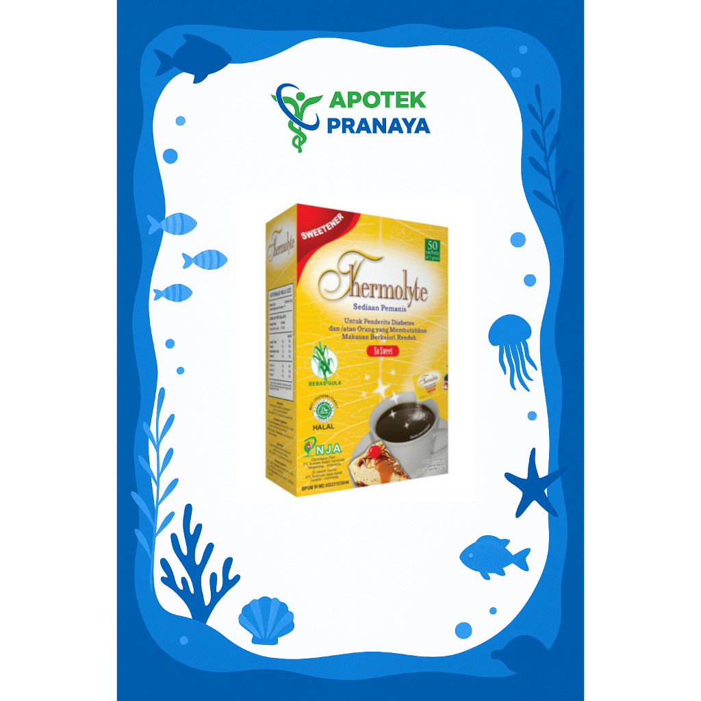 THERMOLYTE DIET SUGAR PLUS 50 SACHET