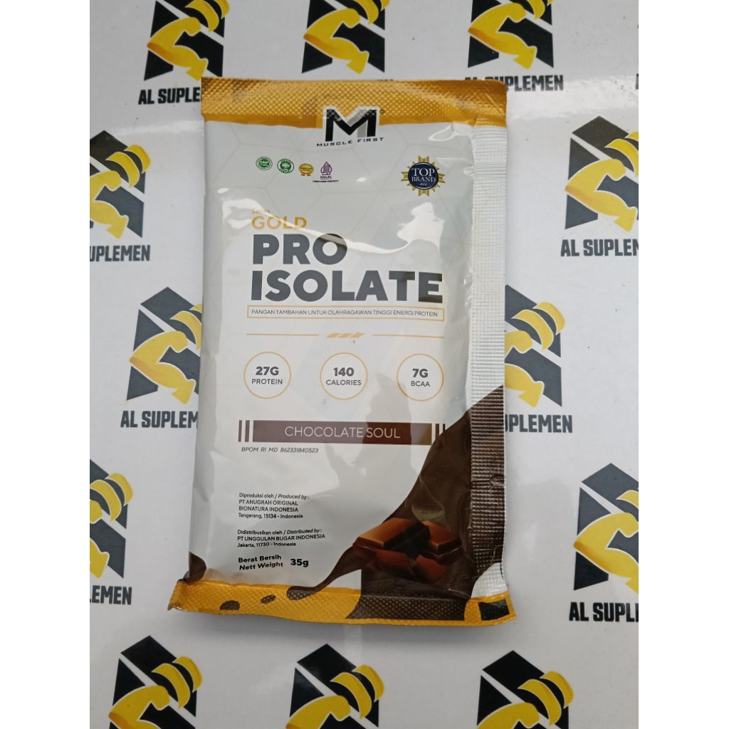 Muscle First Pro Isolate Sachet Whey Protein Isolate