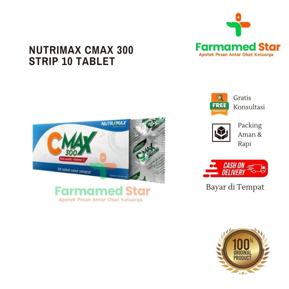 NUTRIMAX CMAX 300 STRIP 10 TABLET