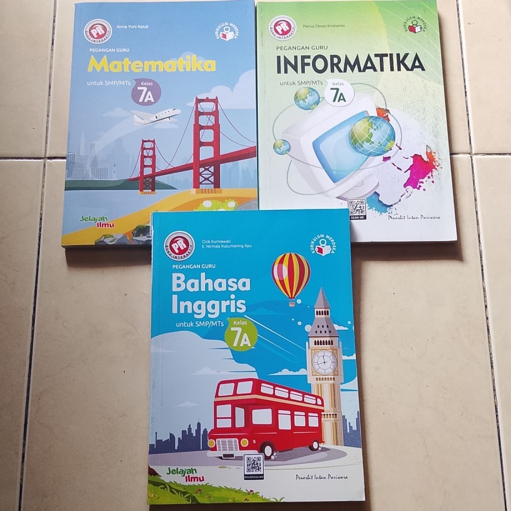 ORIGINAL Buku PR Pegangan Guru - SEMUA MAPEL untuk SMP/MTs  Kelas VII KURMER - Penerbit Intan Pariwa