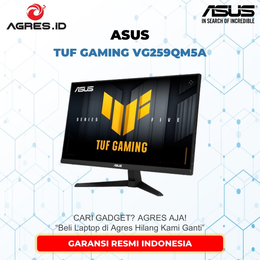 ASUS Gaming Monitor TUF VG259QM5A Fast IPS Full HD 1080P 240Hz 25 Inch