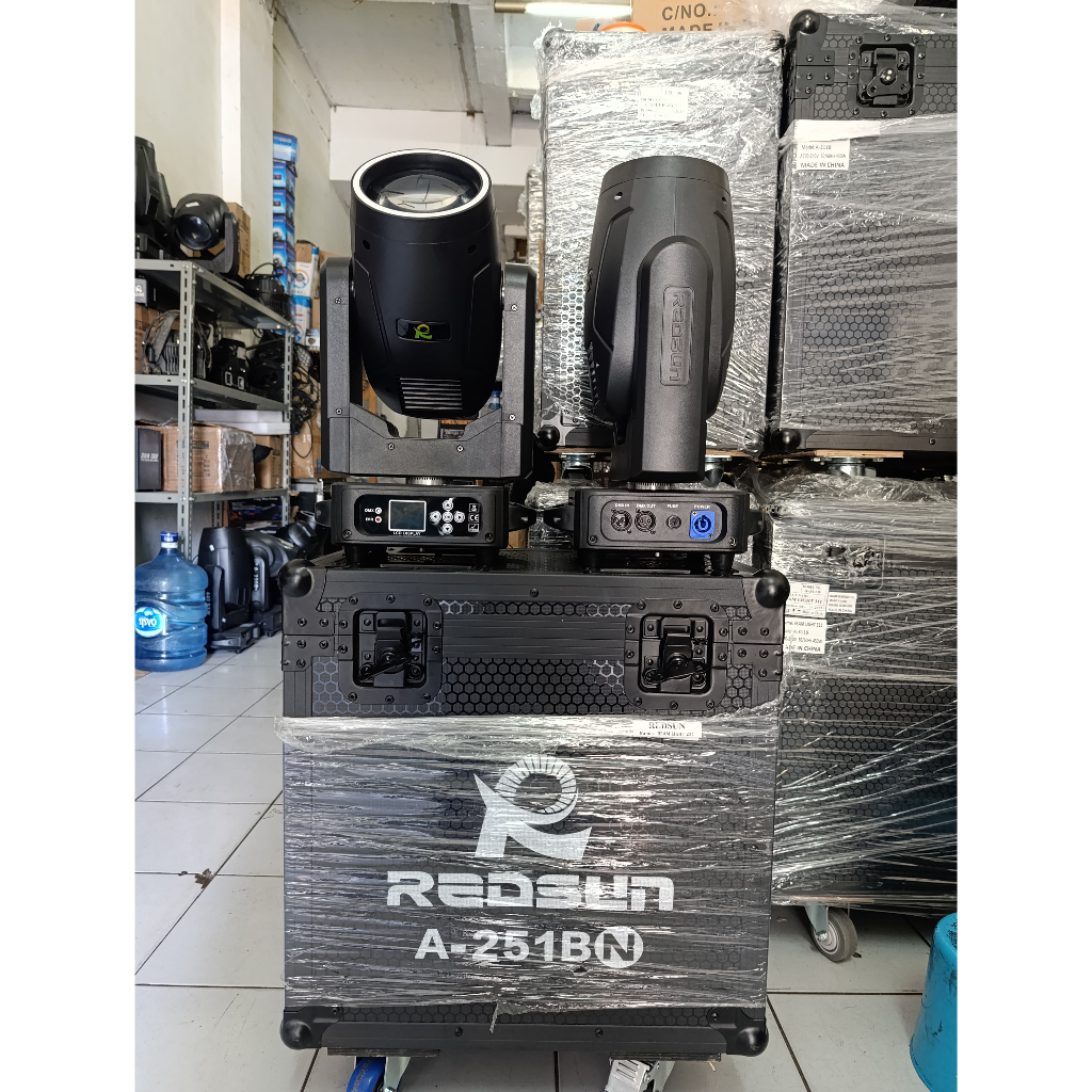 Lampu Lighting Moving Beam 250 WATT Tipe A251B New Redsun Original + HARDCASE