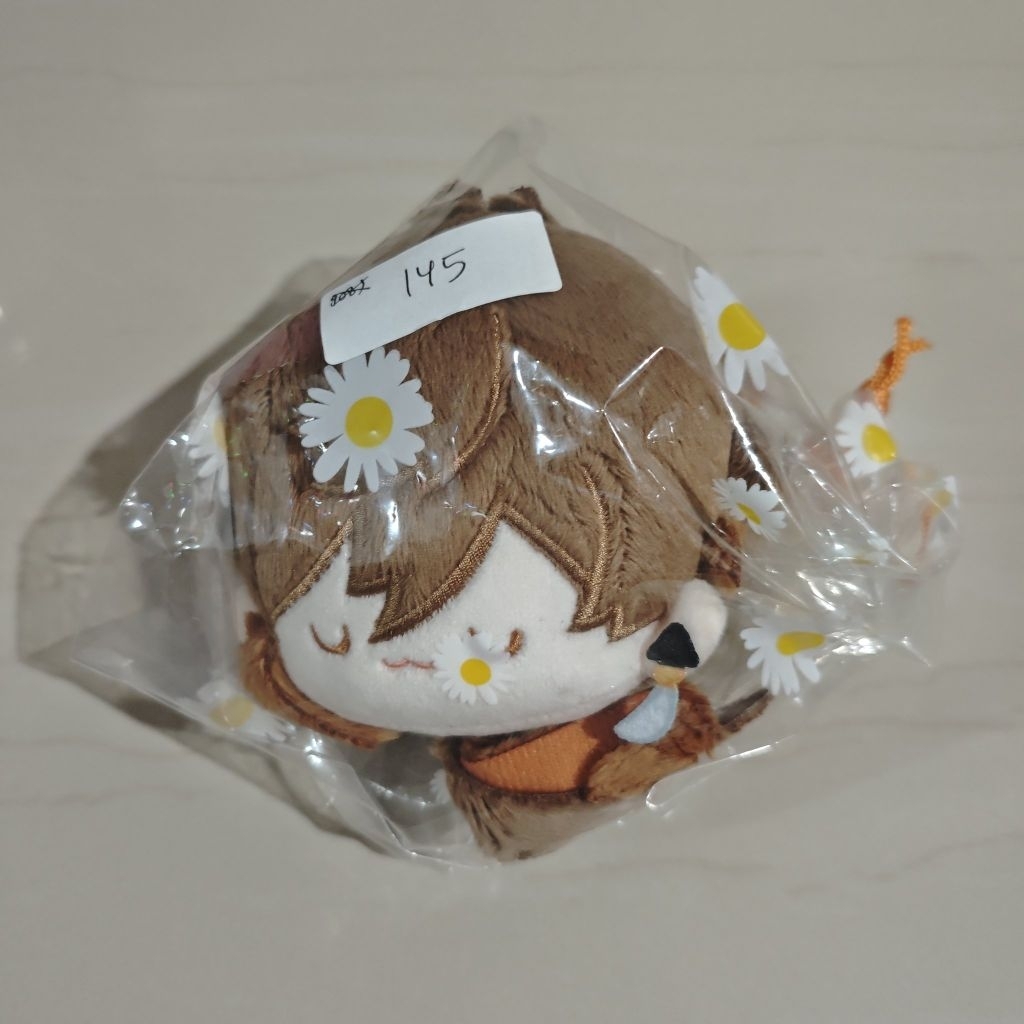 Zhongli Genshin Impact 10cm Dumpling Bun Plush Pendant