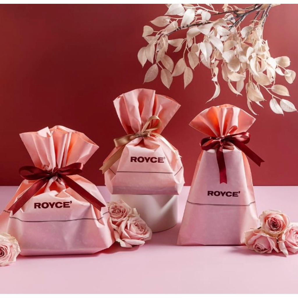 Coklat ROYCE Gift Wrap Gift Bag Pink ROYCE Chocolate
