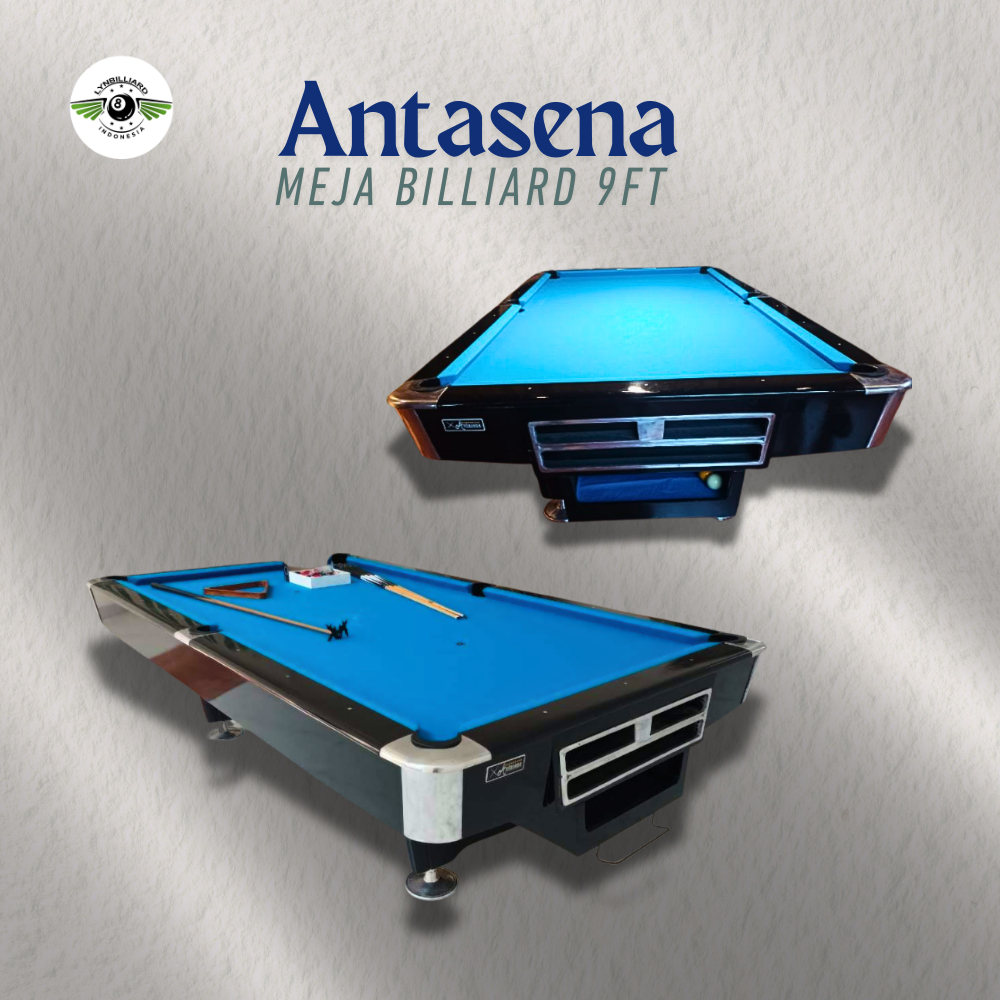 Meja Billiard 9ft Antasena New Brand - Buatan Lokal - Meja Biliar Std 9ft Baru