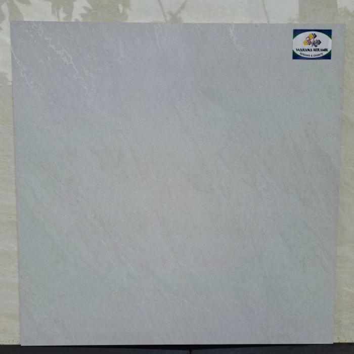 Granit Lantai ARNA 60x60 Stella White Matt Carving | Granit 60x60 Putih Motif Ukir