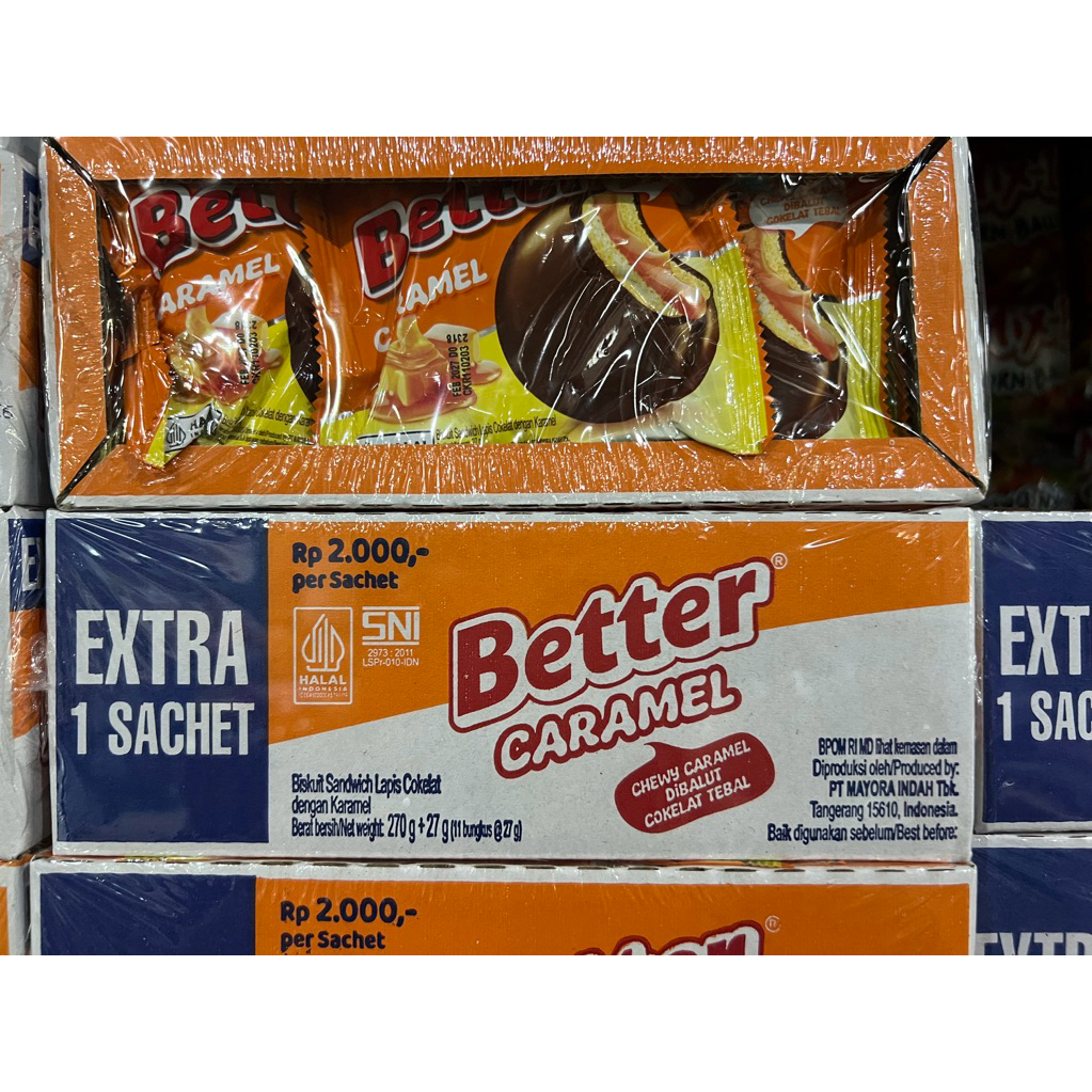 Biskuit Sandwich Better Caramel Box