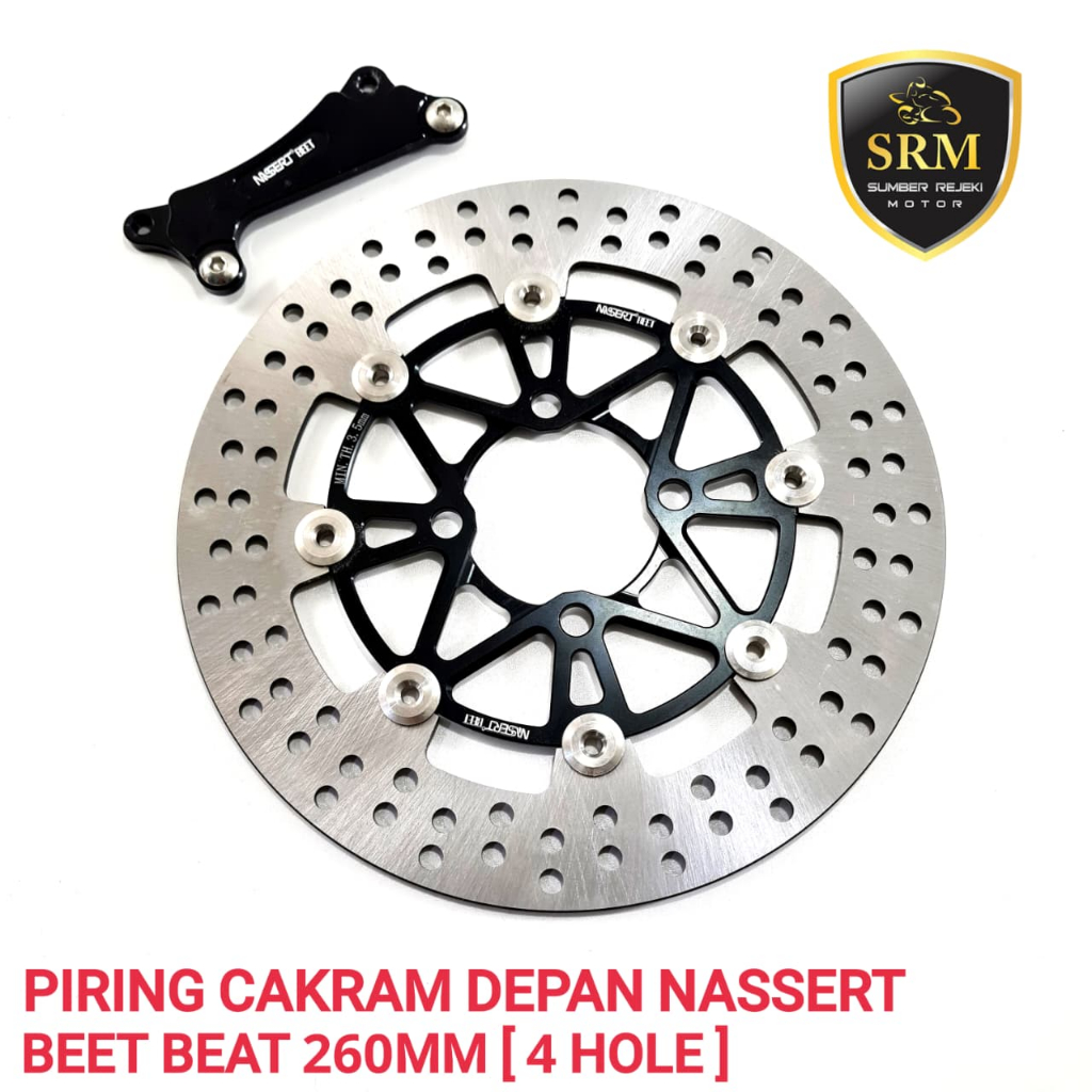Piring Cakram Depan Nassert - Beet  Beat 260MM ( 4 Hole )