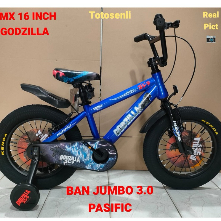 sepeda anak bmx 16 inch hotshot db 3.0 rem cakram // bmx 16 inch pacific godzilla