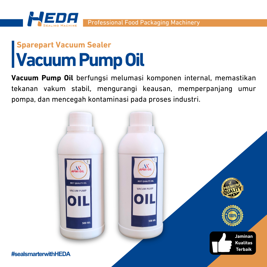 Vacuum Pump Oil/Oli Mesin Vakum 500ml AC kulkas vacuum sealer