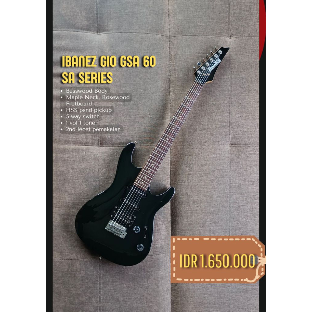 Ibanez gio gsa 60 sa series plus admin 10%
