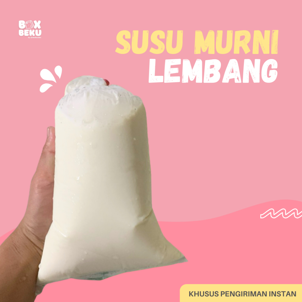 Susu Murni Lembang Segar 1 Liter - Fresh Tanpa Pengawet - Instan Only  | Dapur Mirai