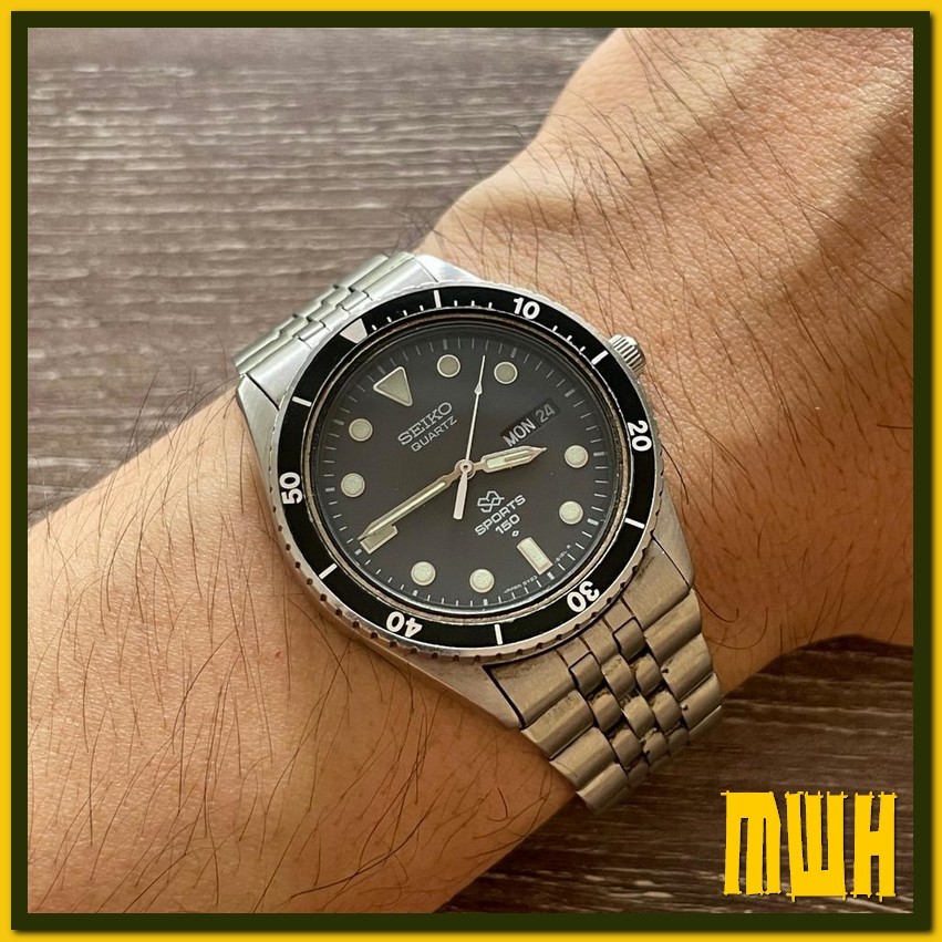 MWH seiko SQ diver quartz sports jam pria