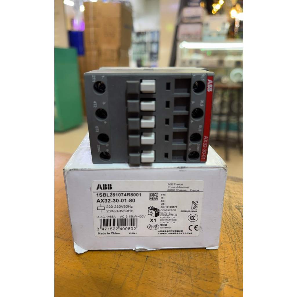 KONTAKTOR ABB AX32-30-01-80 220-230V ORIGINAL