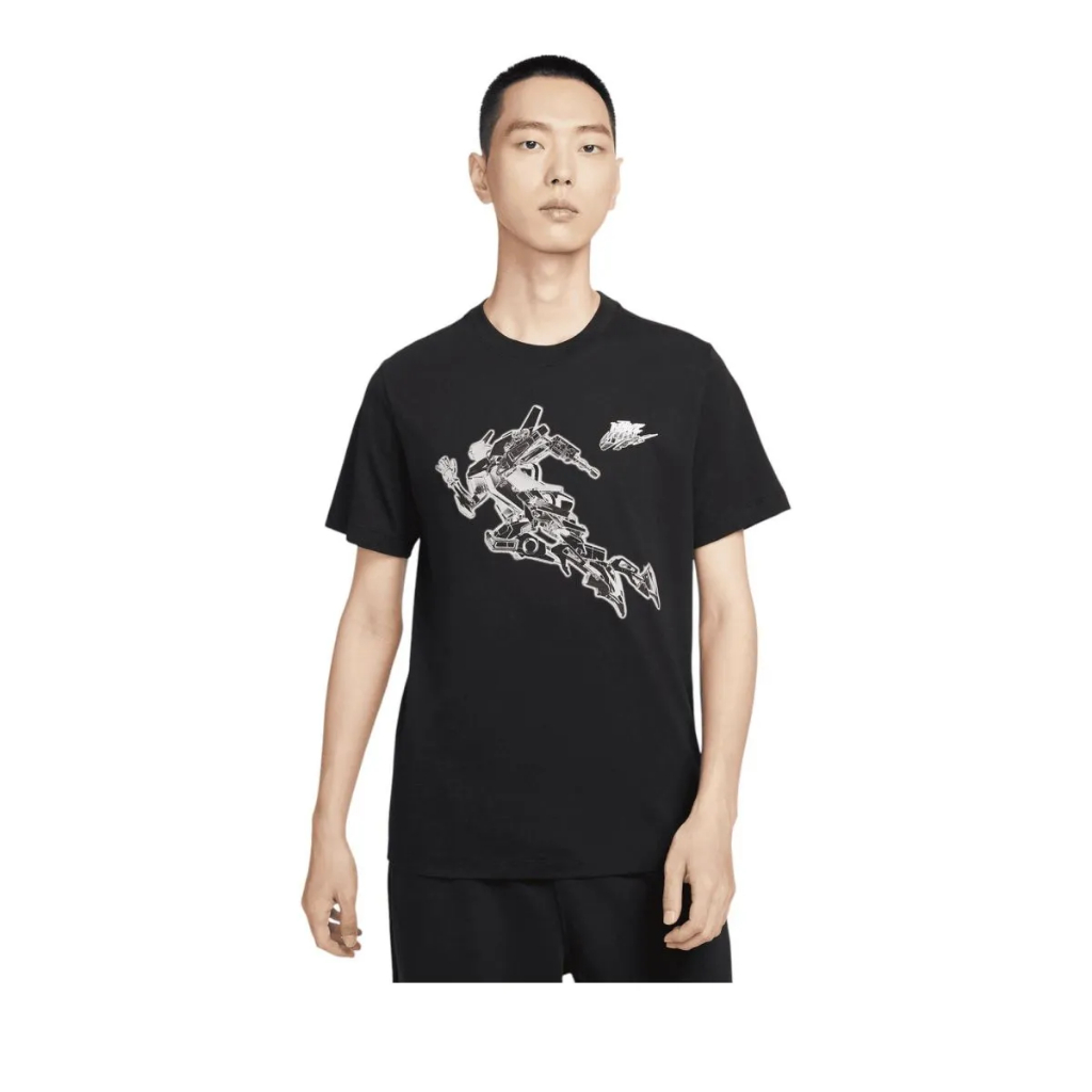 HQ9167 010 Mens Nike Sportswear Short Sleeve Tee Mech Kaos T-Shirt Original