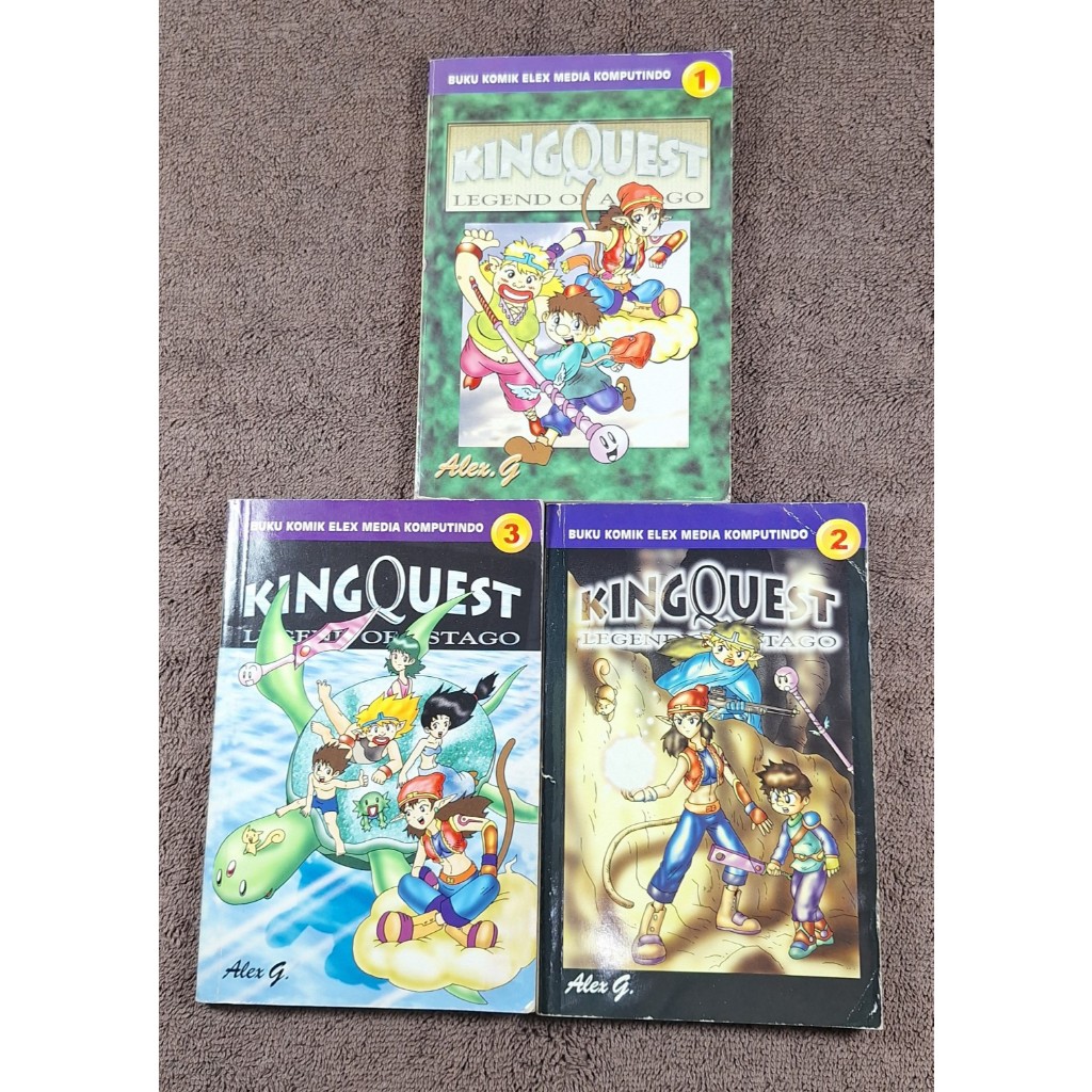 Komik King Quest - Legend of Astago - Alex G - Elex - Koleksi Pribadi Paket Bundle Preloved Bekas Ko