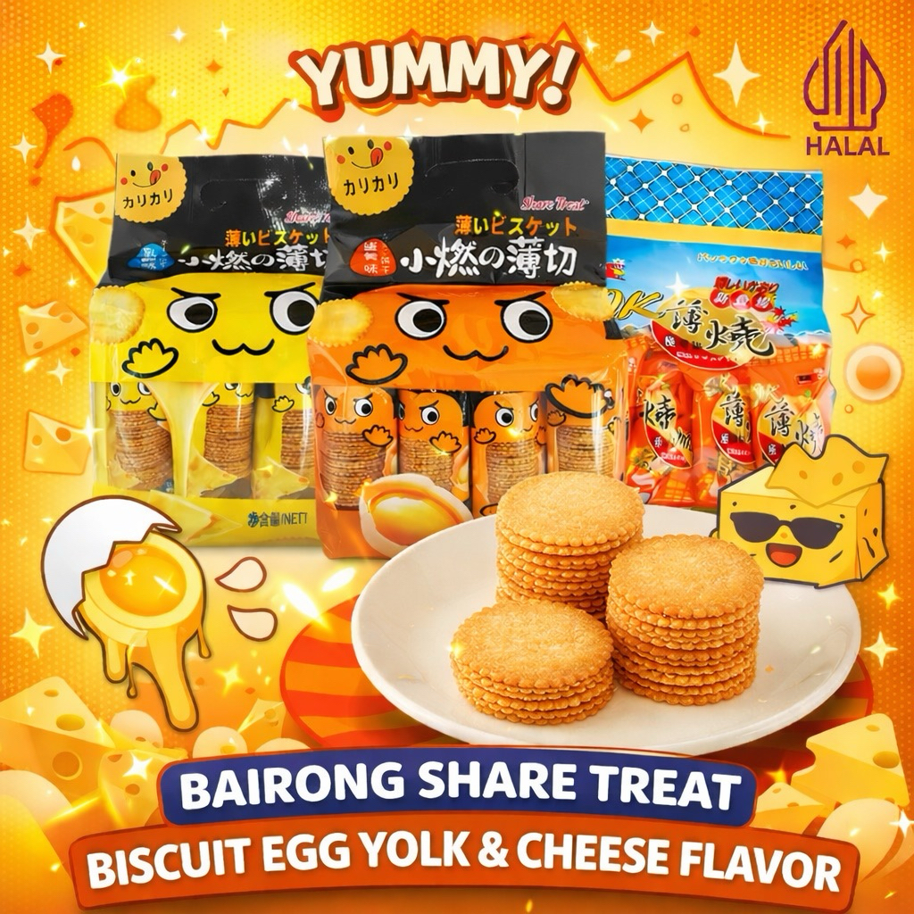 BAIRONG SHARE TREAT THIN BISCUITS 360 G