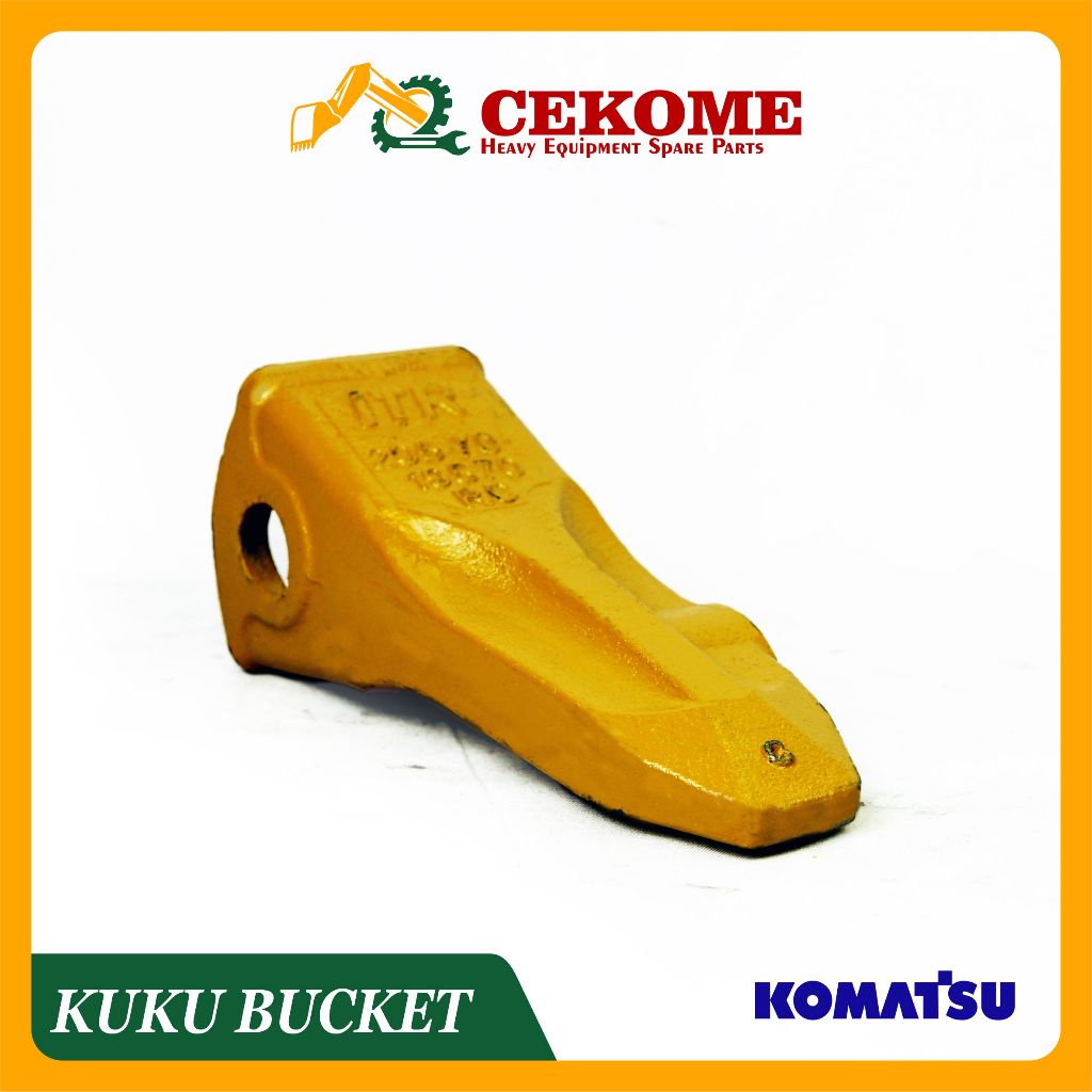 Kuku Bucket Excavator Komatsu PC200 ITR RC Tooth Bucket Tipe Rock Chisel