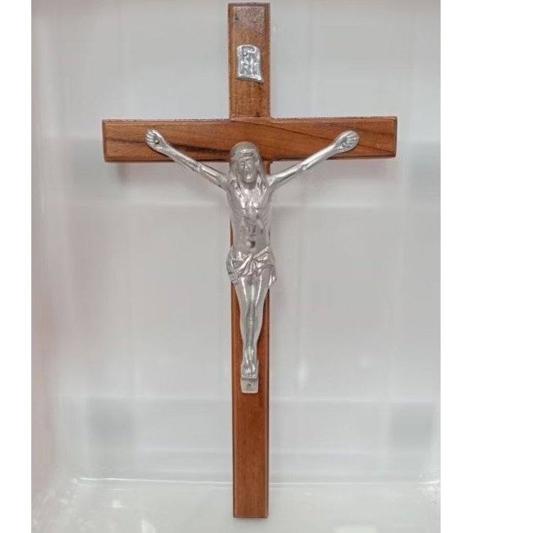 Salib dinding Corpus 40cm salib kayu