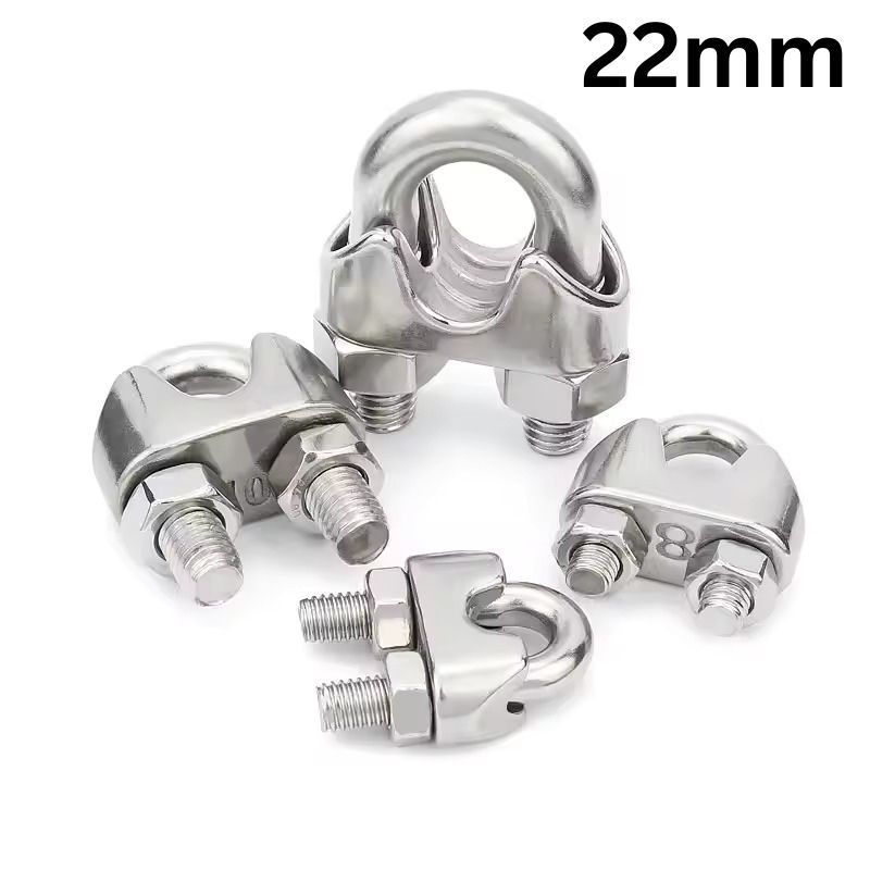 Wire Rope Clip 22mm Stainless Steel / Kuku Macan Klem Seling Anti Karat 22 mm