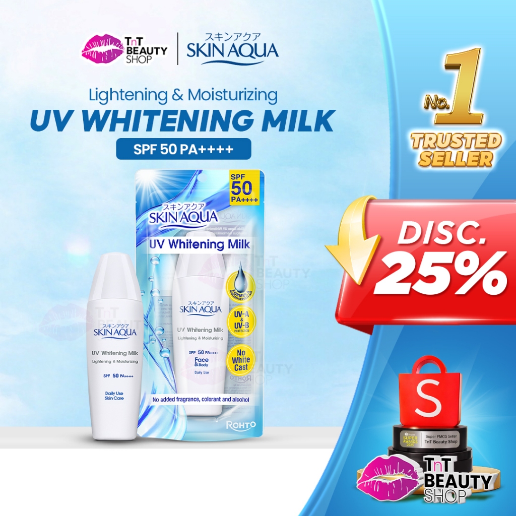SKIN AQUA UV Whitening Milk SPF50 40gr | Tnt Beauty Shop