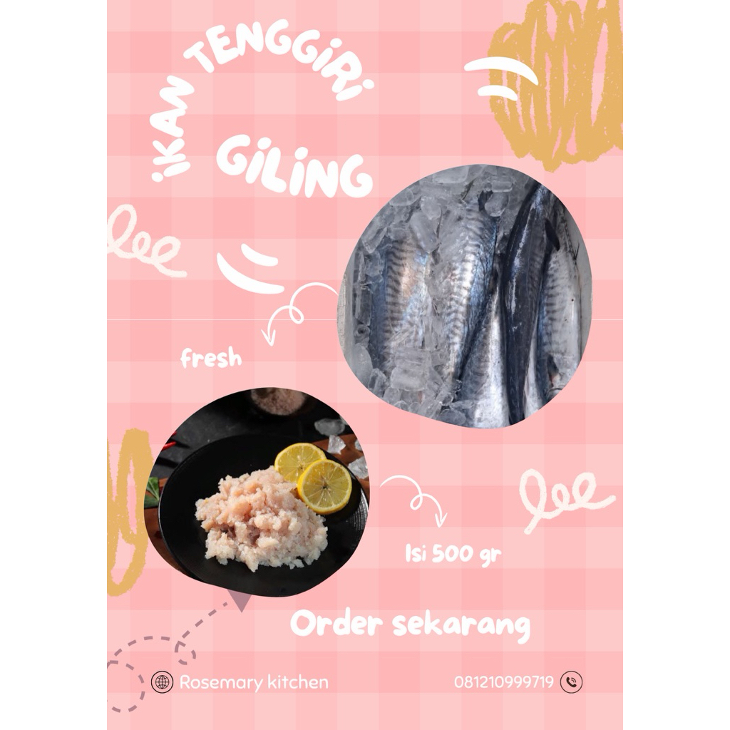 Ikan Tenggiri Giling Fresh 500 gram