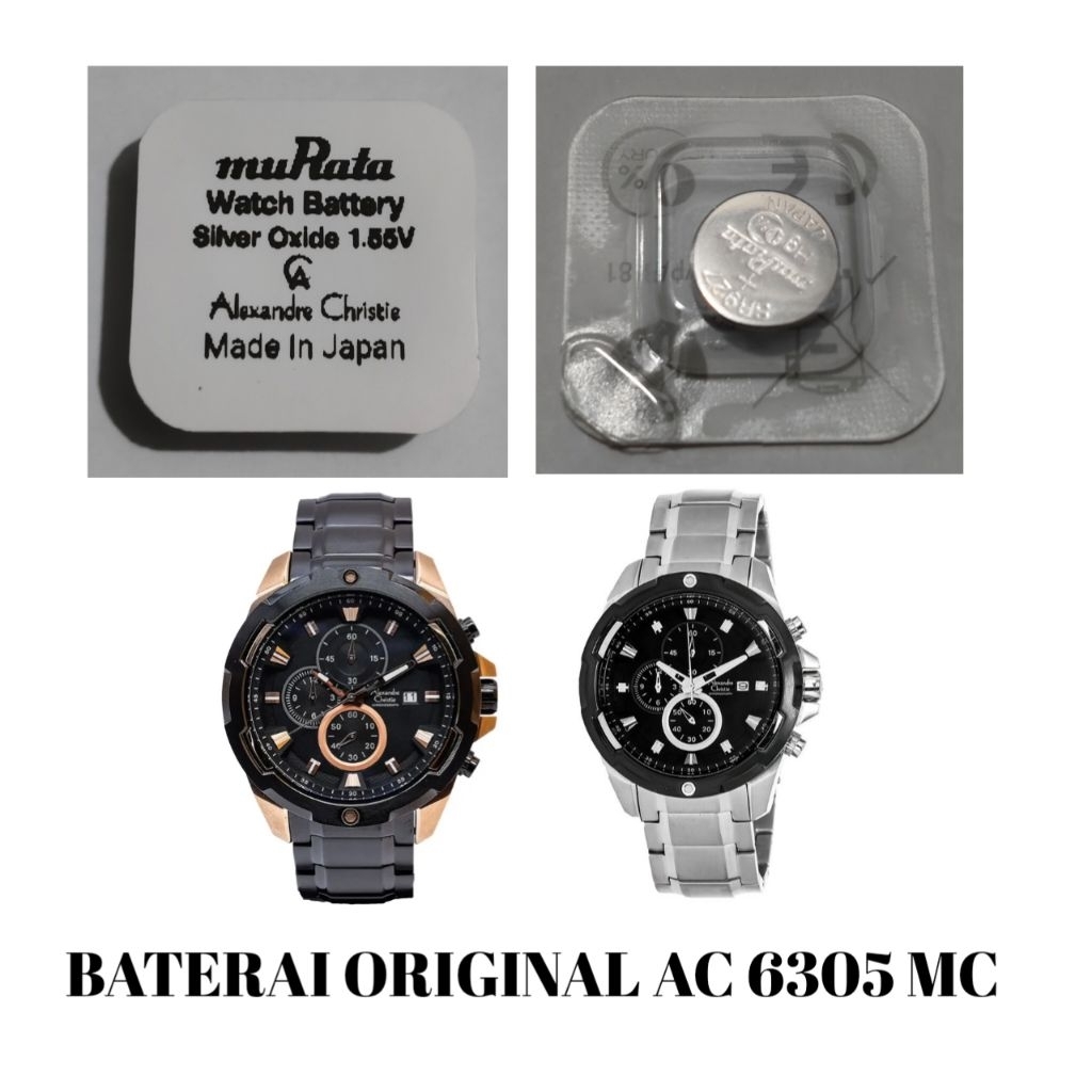 Baterai Alexandre christie original 6305MC